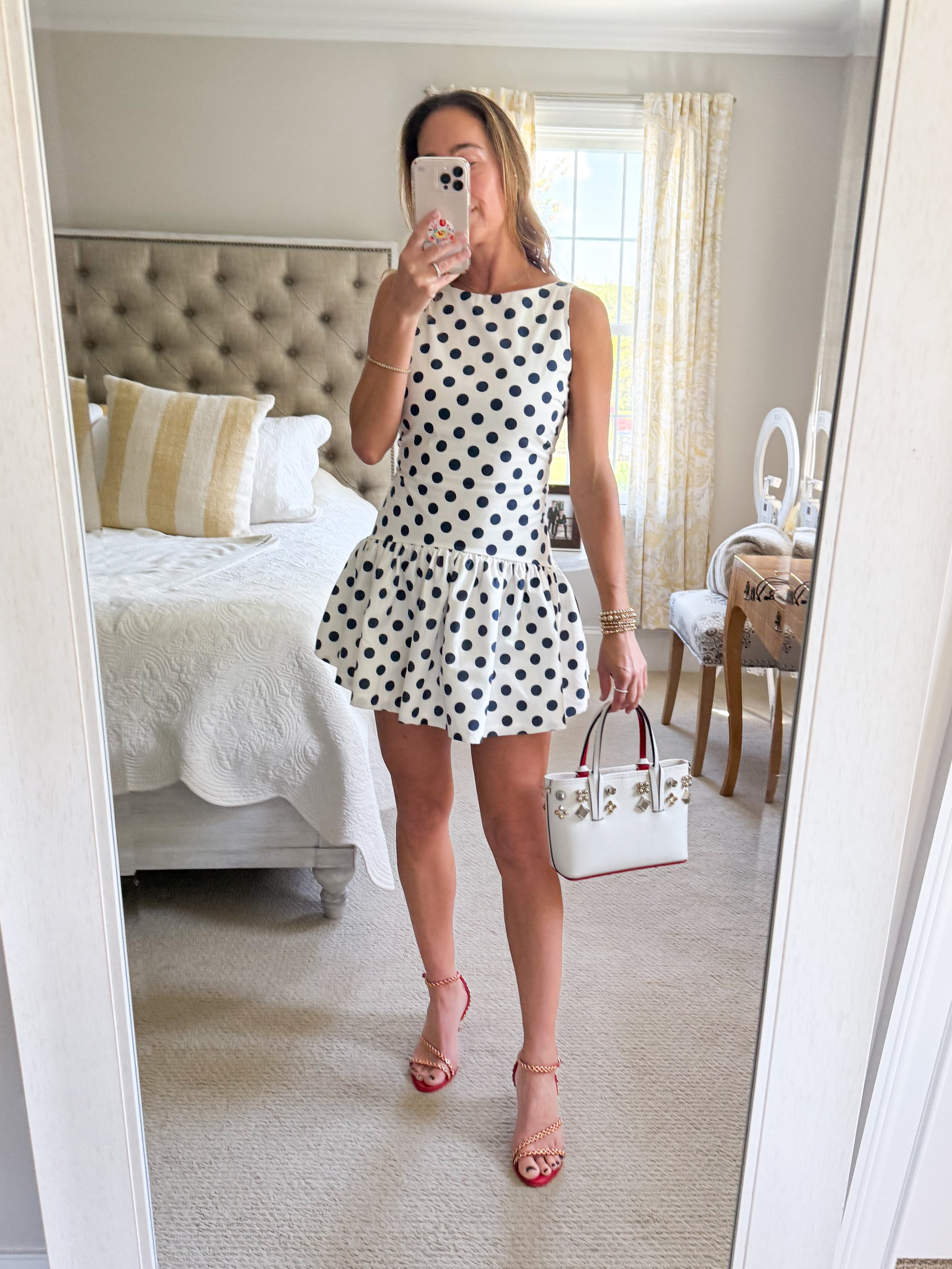 Peixoto Polka Dot Mini Dress