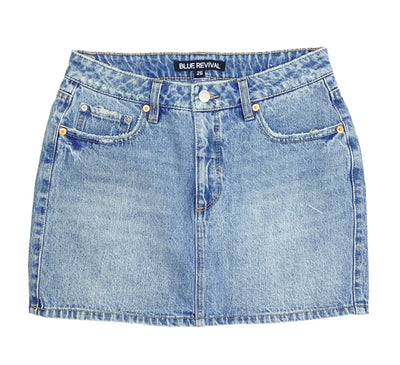 Blue Revival Denim Skirt