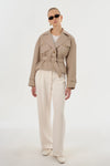 Quinn Cropped Trench Coat