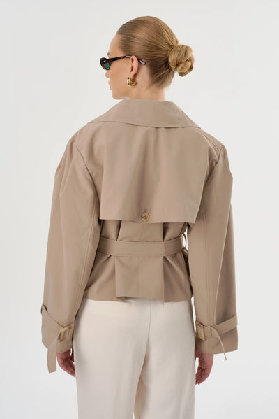 Quinn Cropped Trench Coat