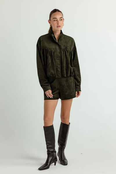 Freddie Faux Suede Jacket