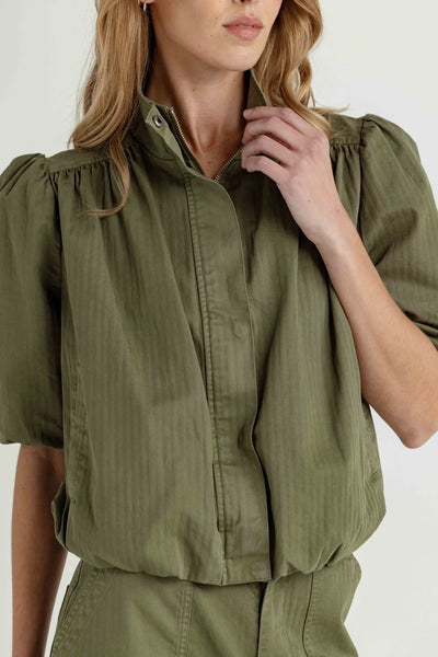 We are Sundays Teddy Green Jacket