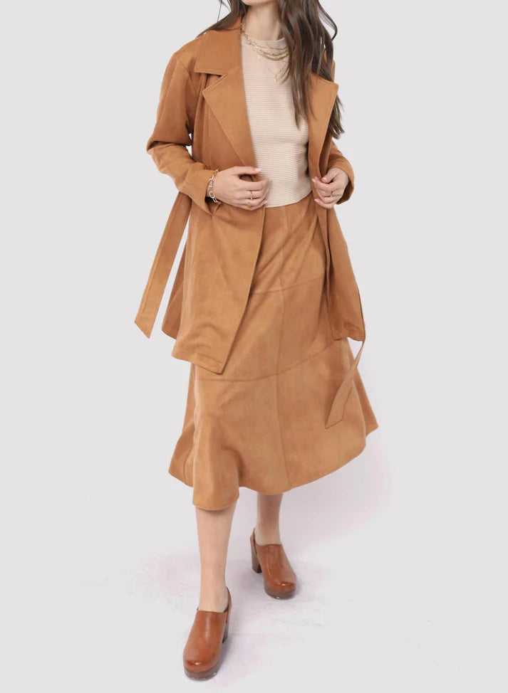 Sadie and Sage Faux Suede Jacket-MED ONLY