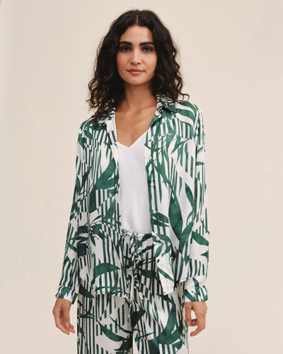 Bella Dahl Palm Paradise Button Down-MED ONLY