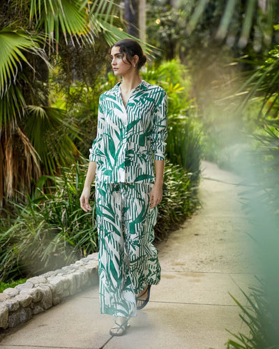 Bella Dahl Palm Paradise Button Down-MED ONLY