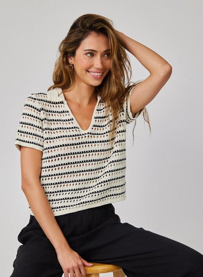 Bella Dahl Collared Popover Sweater- DOD