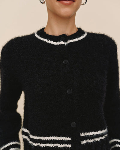 Bella Dahl Contrast Stripe Cardigan