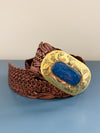 Z&L Bohemian Brown Leather Belt