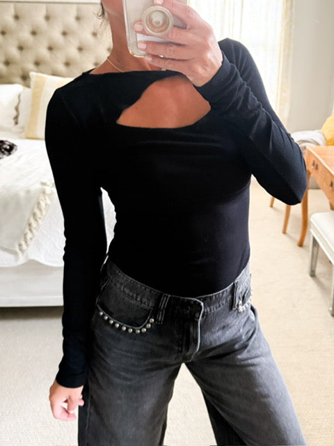 LaMade Kimi Long Sleeve Cutout-SMALL ONLY