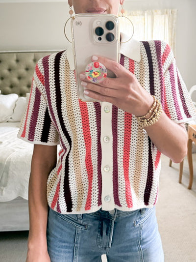 Bella Dahl Open Knit Cardigan