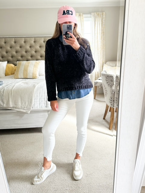 Crew Neck Chenille Bella Dahl Sweater