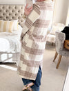 Sadie and Sage Winter Plaid Coat