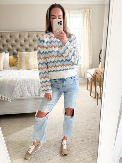 Design History Flare Sleeve Sweater