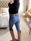 Ronan Mock Neck Fitted Thumbhole Rib