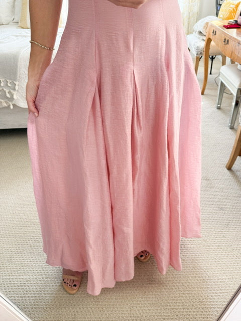 Lavender Brown Blush Pink Maxi -MEDIUM ONLY size 6