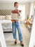 Vervet HIgh Rise Barrel Jean-26,28, 29 ONLY