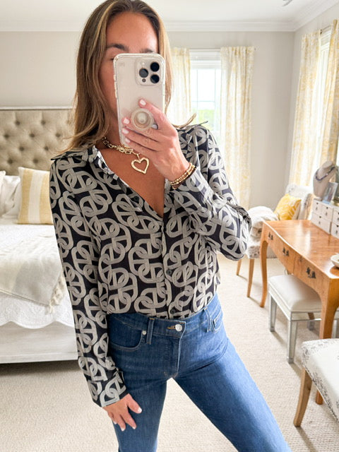 Astrid Links Blouse _DEAL OF THE DAY