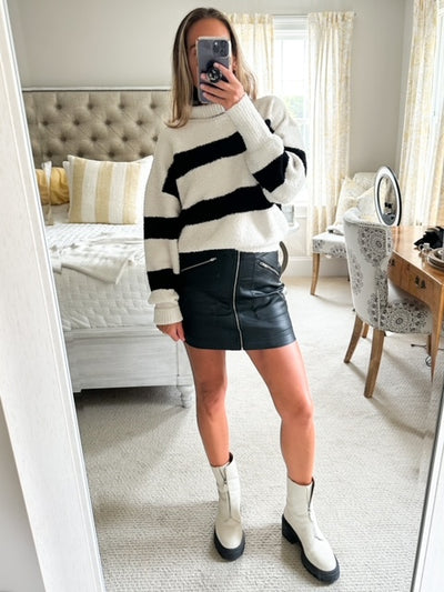 Bella Dahl Zip Detail Mini Skirt