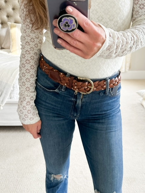 Mocha Brown Chloe Belt