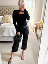 LaMade Kimi Long Sleeve Cutout-SMALL ONLY