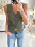 Elan Olive Green Faux Leather Vest