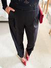 Black Working Girl Pant