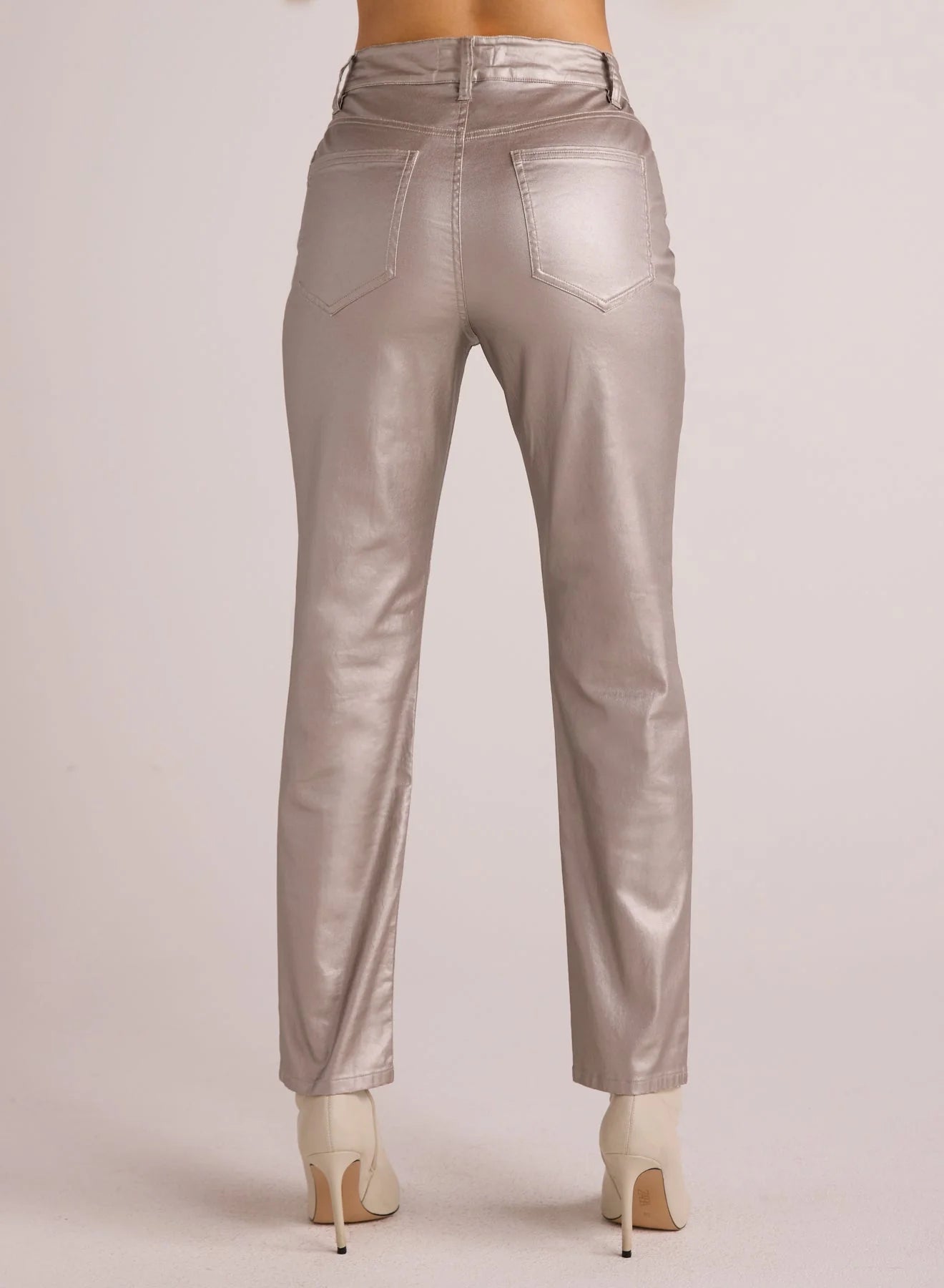 Bella Dahl Metallic Lennon Straight Leg 60% OFF