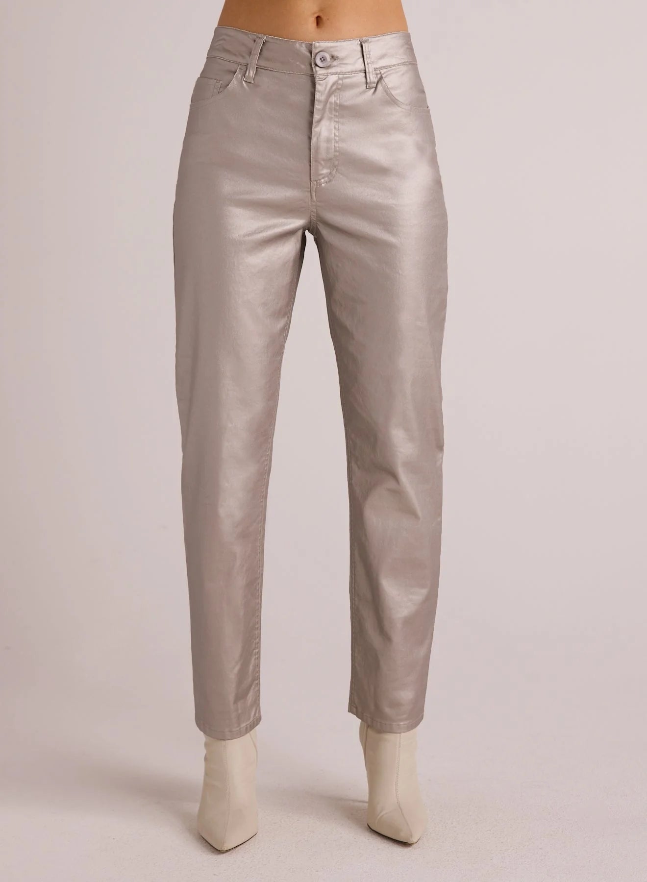 Bella Dahl Metallic Lennon Straight Leg 60% OFF