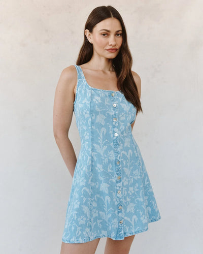 Bella Dahl Fleur Chambray Dress-MED ONLY