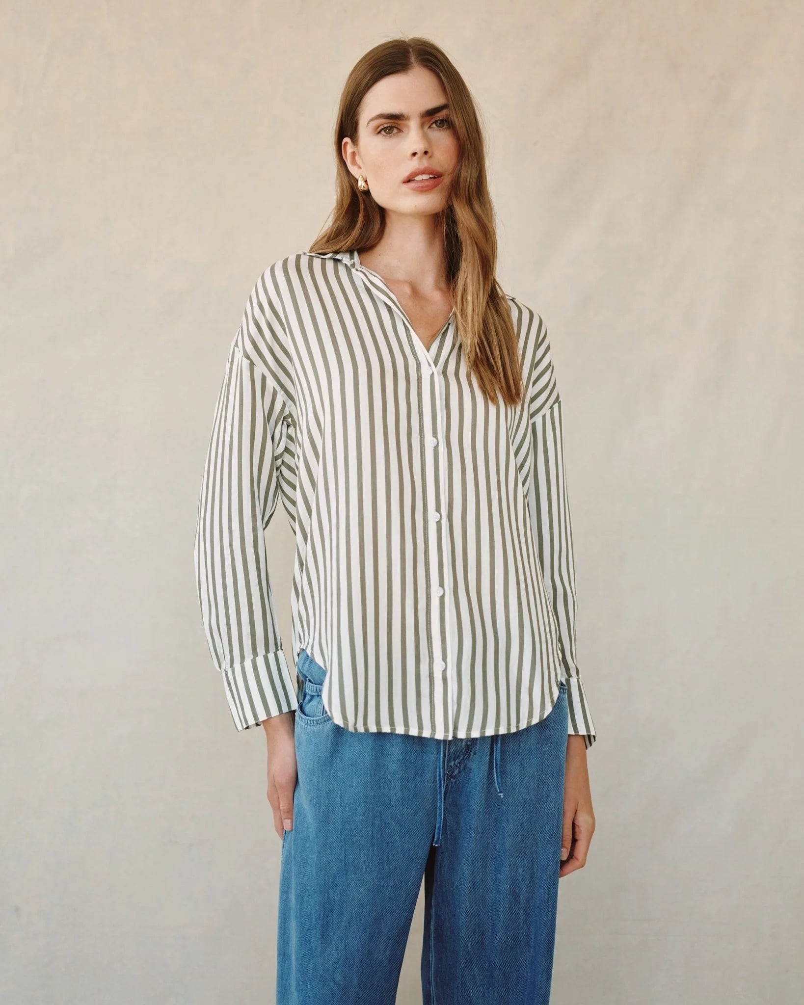 DEAL OF THE DAY: Oversized Button Down- LARGE ONLY